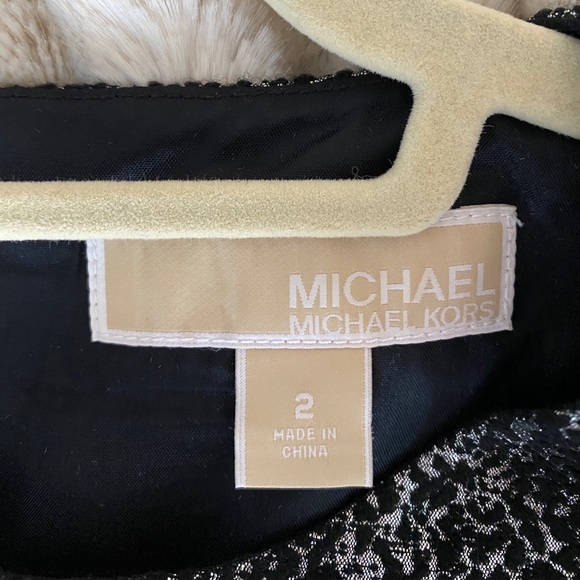 Michael Kors silver and black cocktail dress - Picture 4 of 4